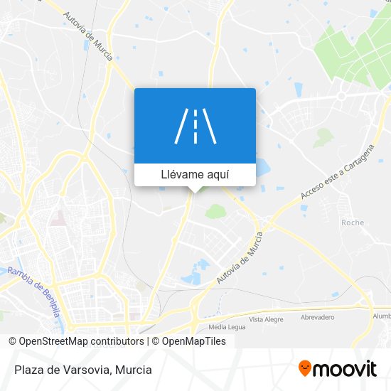Mapa Plaza de Varsovia