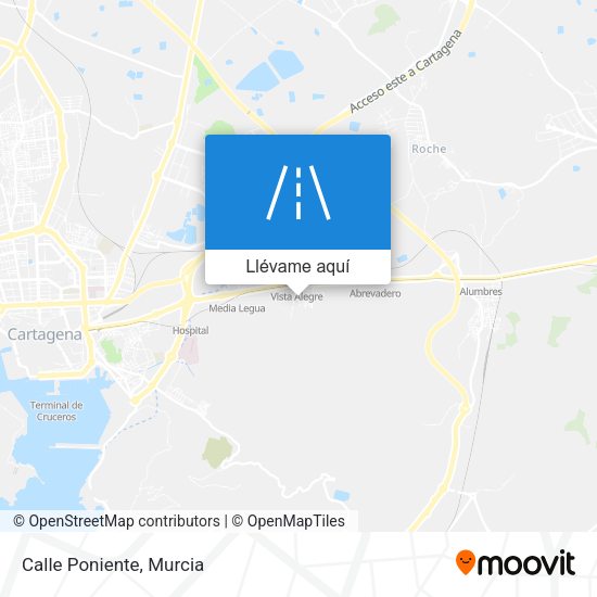 Mapa Calle Poniente