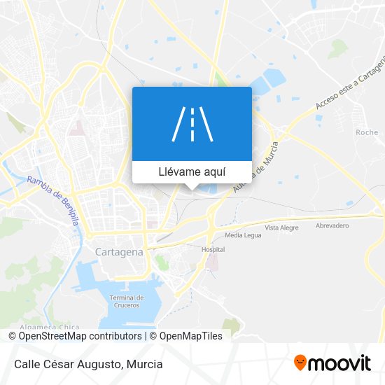 Mapa Calle César Augusto