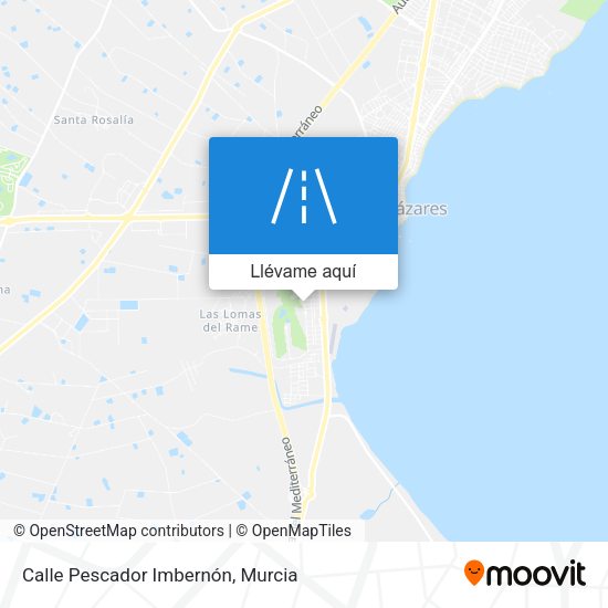 Mapa Calle Pescador Imbernón