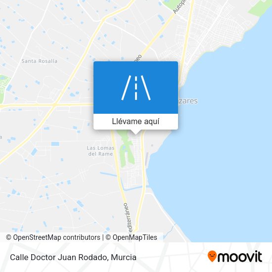 Mapa Calle Doctor Juan Rodado