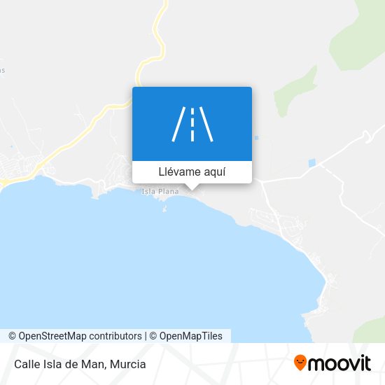 Mapa Calle Isla de Man
