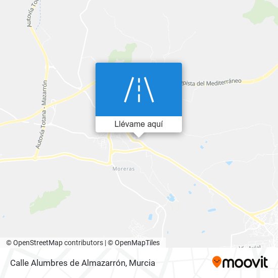 Mapa Calle Alumbres de Almazarrón