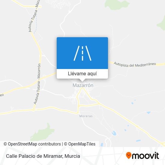 Mapa Calle Palacio de Miramar