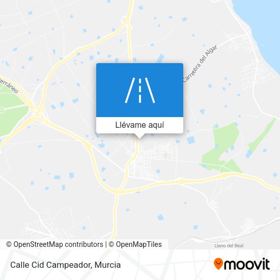 Mapa Calle Cid Campeador