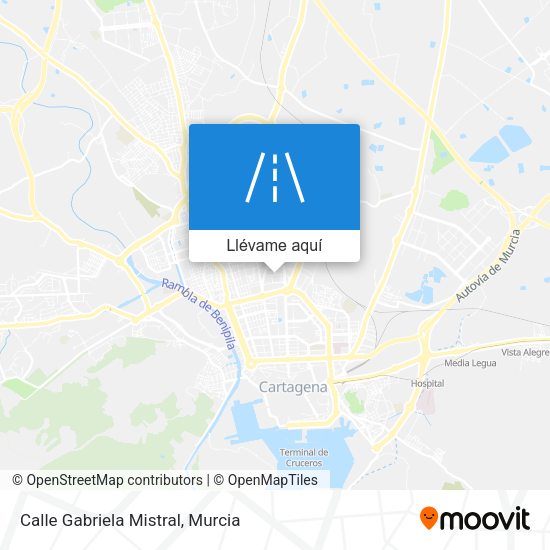 Mapa Calle Gabriela Mistral
