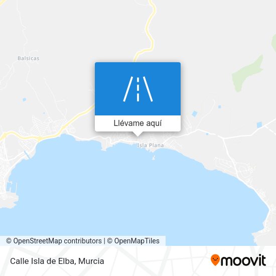 Mapa Calle Isla de Elba