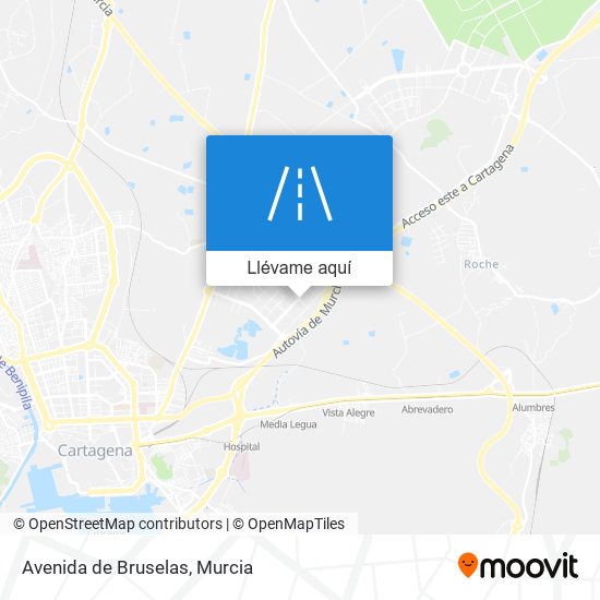 Mapa Avenida de Bruselas