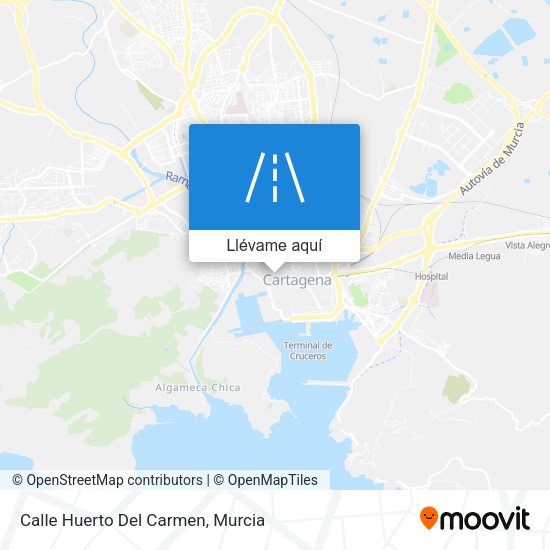 Mapa Calle Huerto Del Carmen