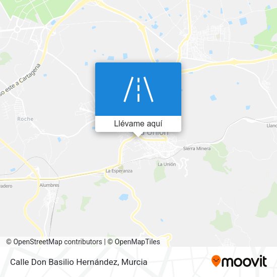 Mapa Calle Don Basilio Hernández