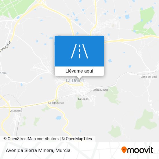 Mapa Avenida Sierra Minera