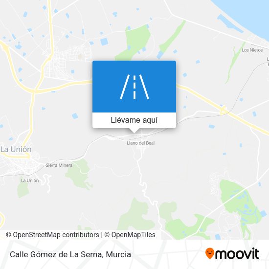 Mapa Calle Gómez de La Serna