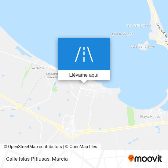 Mapa Calle Islas Pitiusas