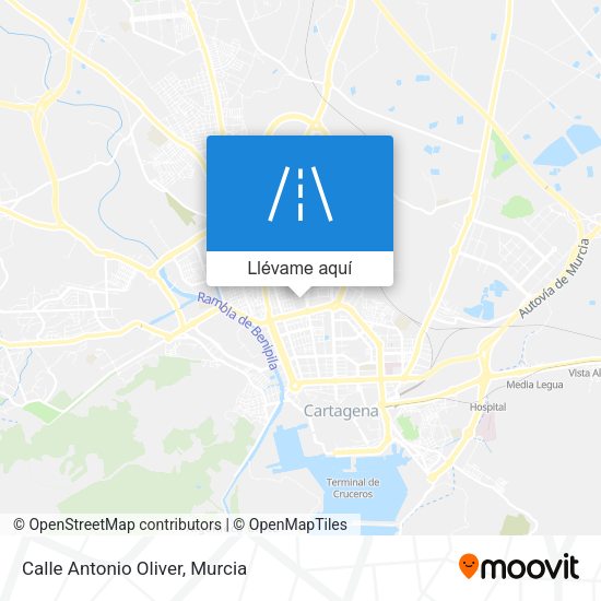 Mapa Calle Antonio Oliver
