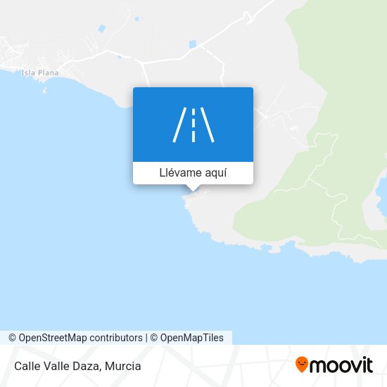 Mapa Calle Valle Daza