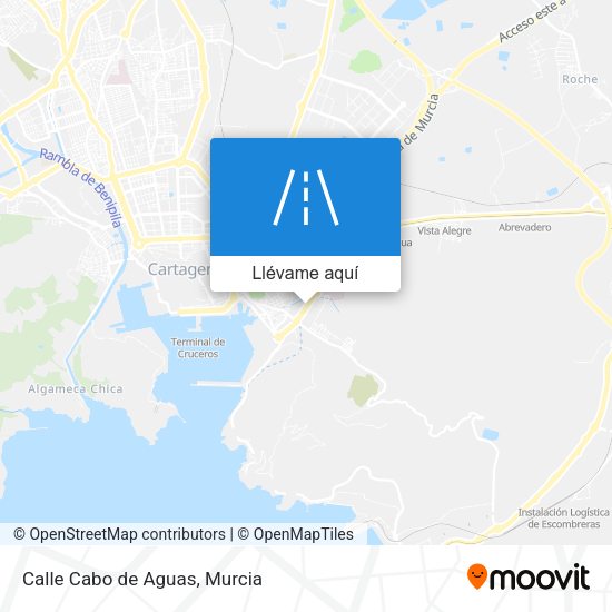 Mapa Calle Cabo de Aguas
