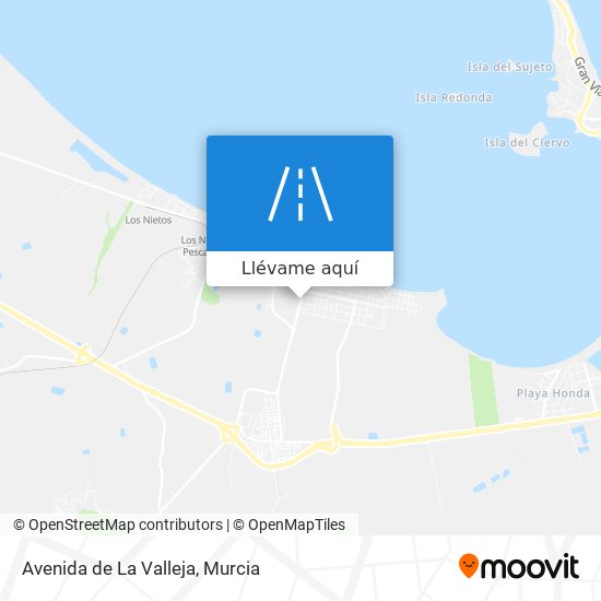 Mapa Avenida de La Valleja