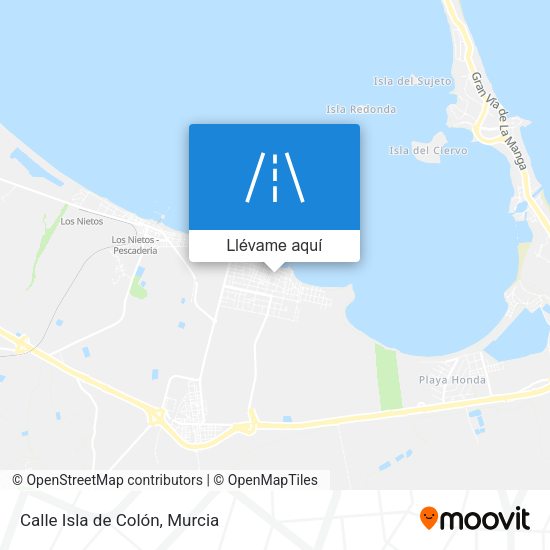 Mapa Calle Isla de Colón