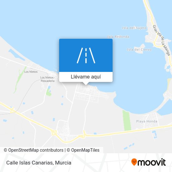 Mapa Calle Islas Canarias