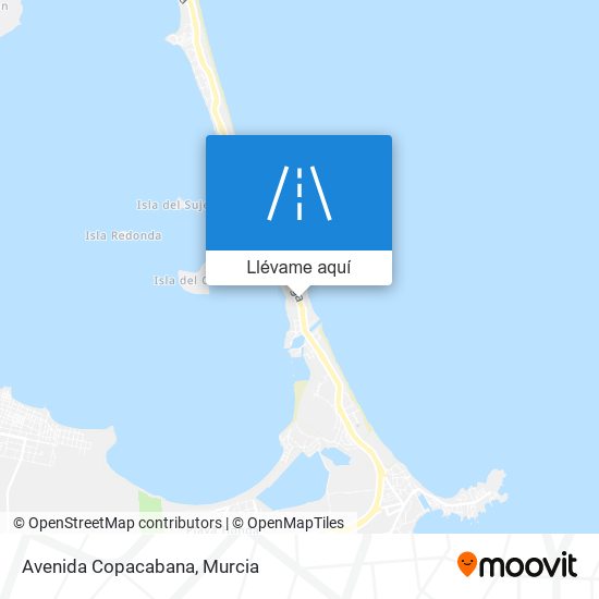 Mapa Avenida Copacabana