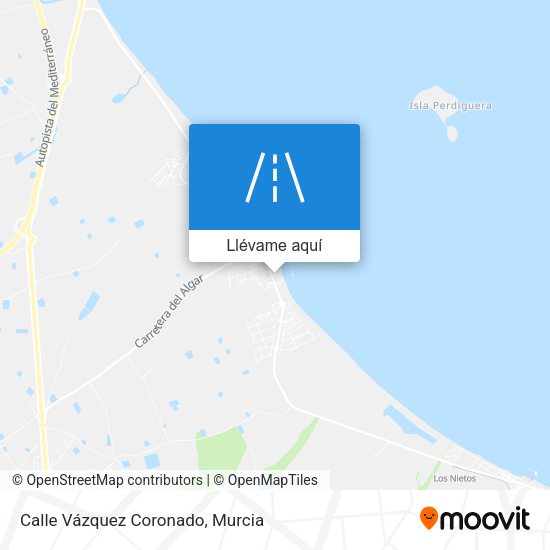 Mapa Calle Vázquez Coronado