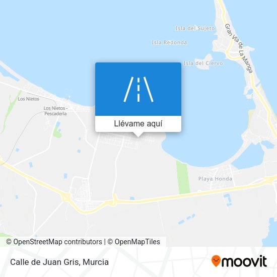 Mapa Calle de Juan Gris