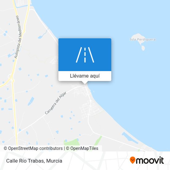 Mapa Calle Río Trabas