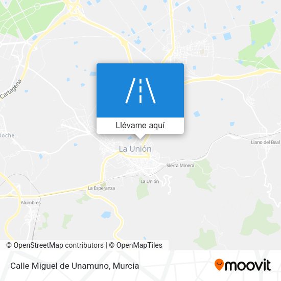 Mapa Calle Miguel de Unamuno