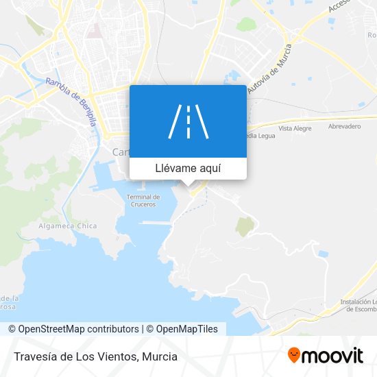Mapa Travesía de Los Vientos