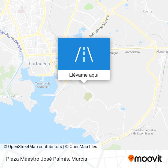 Mapa Plaza Maestro José Palmis