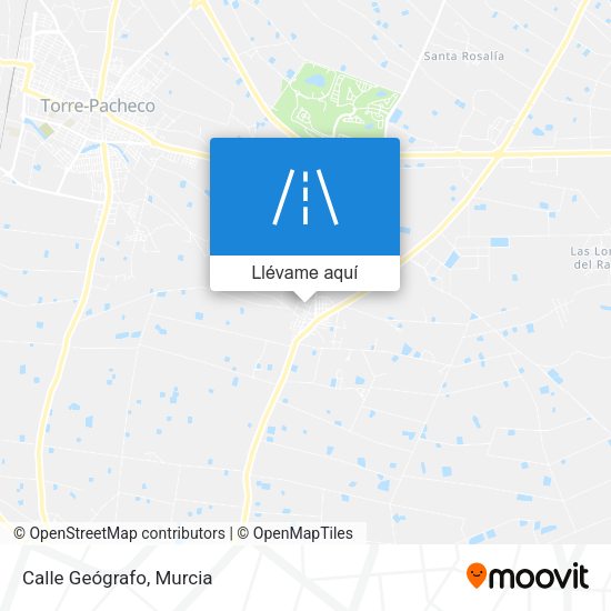 Mapa Calle Geógrafo