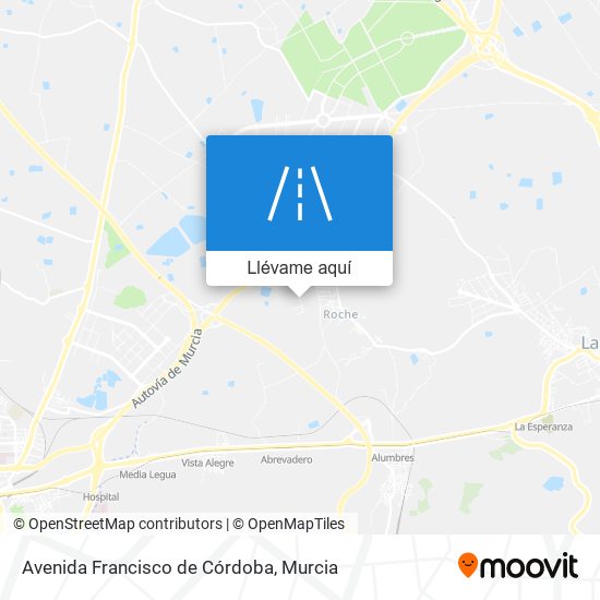 Mapa Avenida Francisco de Córdoba