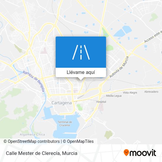 Mapa Calle Mester de Clerecía