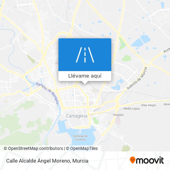 Mapa Calle Alcalde Ángel Moreno