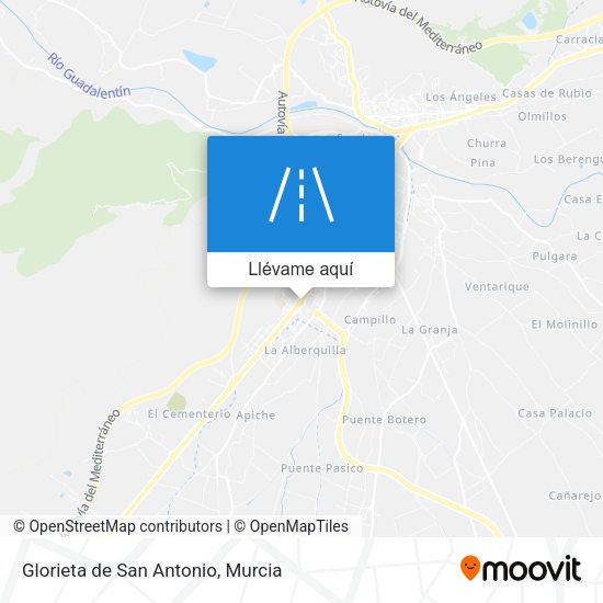 Mapa Glorieta de San Antonio