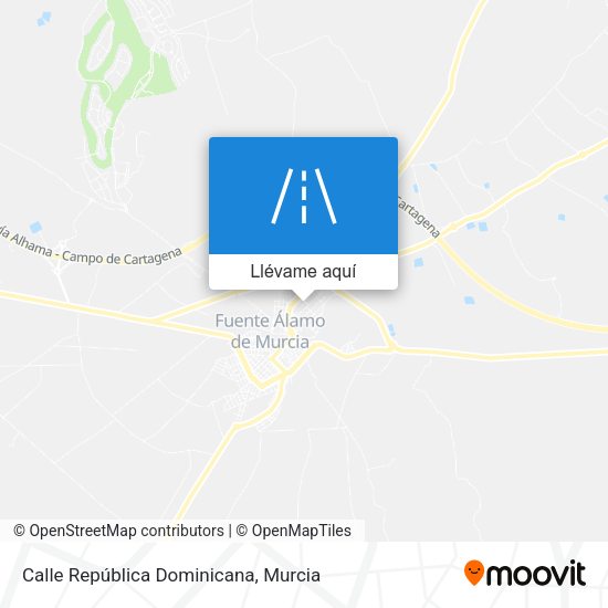 Mapa Calle República Dominicana
