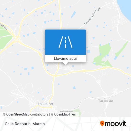 Mapa Calle Rasputín