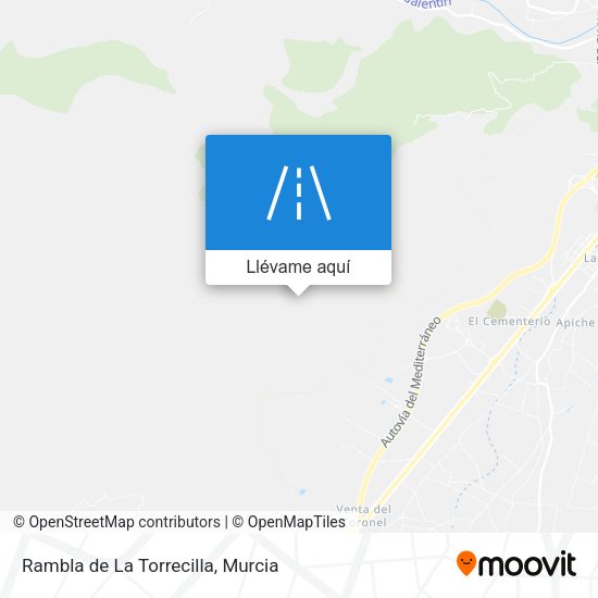 Mapa Rambla de La Torrecilla
