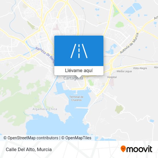 Mapa Calle Del Alto