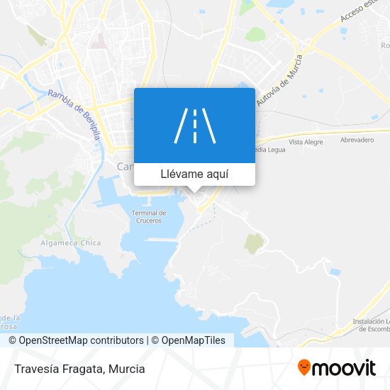 Mapa Travesía Fragata
