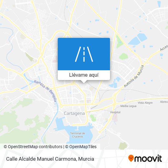 Mapa Calle Alcalde Manuel Carmona