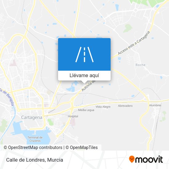 Mapa Calle de Londres
