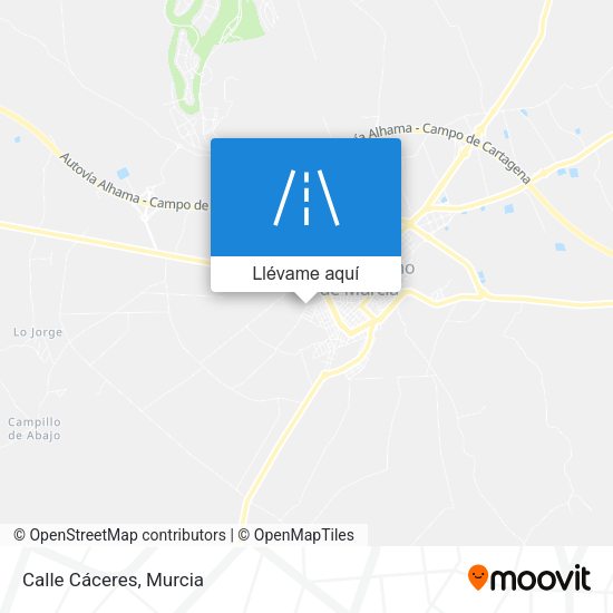 Mapa Calle Cáceres