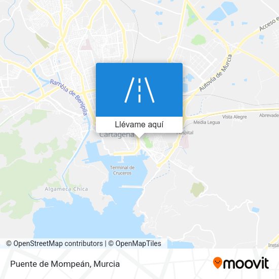 Mapa Puente de Mompeán