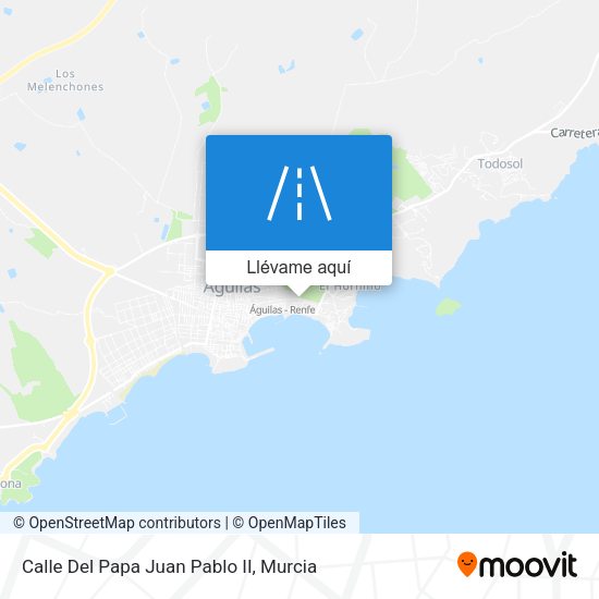 Mapa Calle Del Papa Juan Pablo II