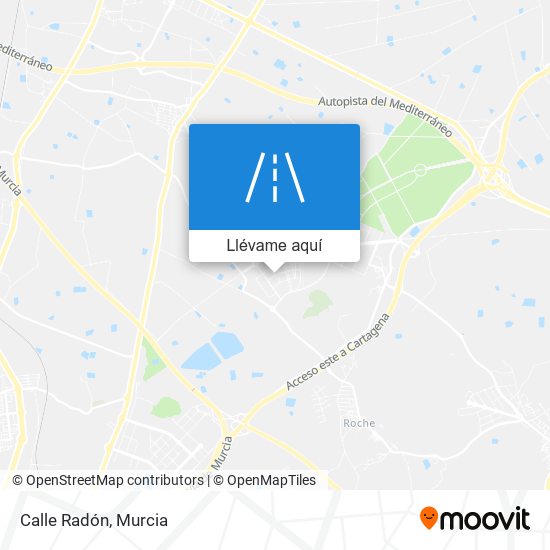 Mapa Calle Radón