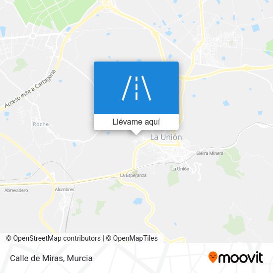 Mapa Calle de Miras