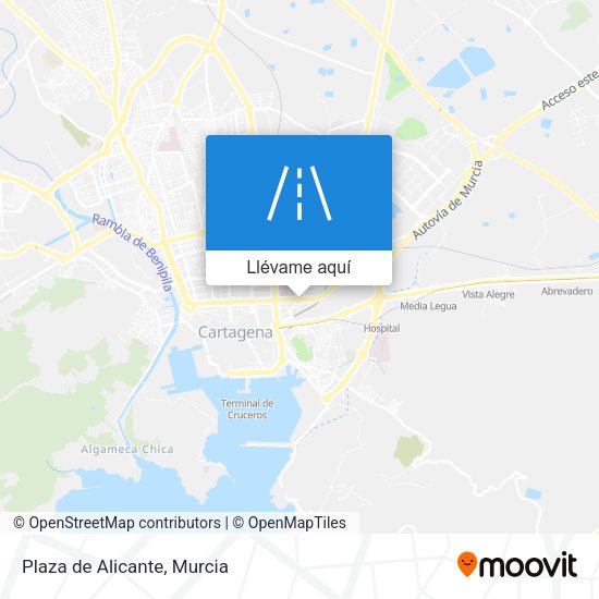 Mapa Plaza de Alicante