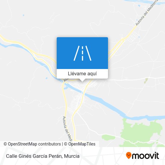 Mapa Calle Ginés García Perán