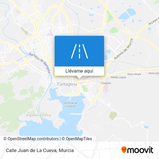 Mapa Calle Juan de La Cueva